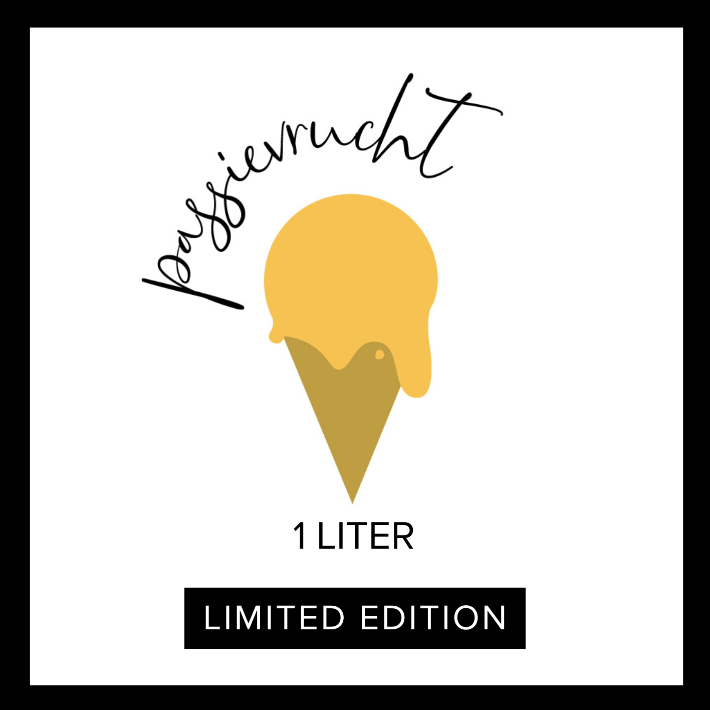 Limited Edition! **Passievruchtsorbet 1L**