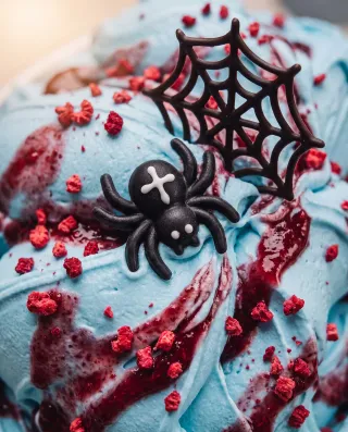 Spideylicious - smurf & framboos