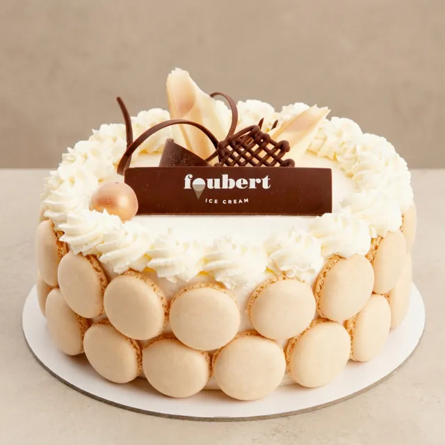 Macarons ijstaart