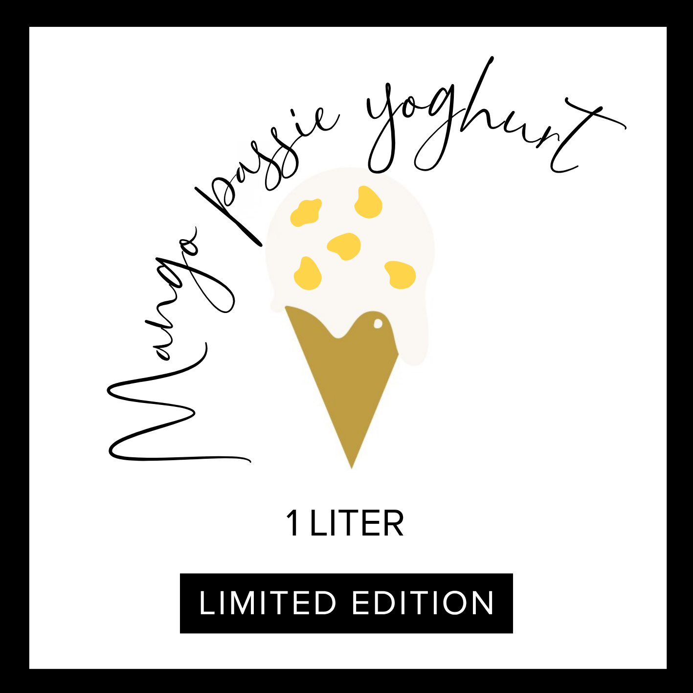 Limited edition! **Mango passie yoghurt 1L***